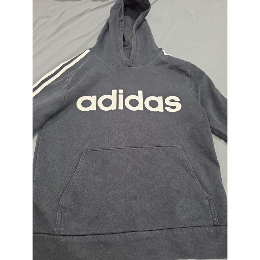 Black adidas Boys Hodddie Size M 10/12 #111